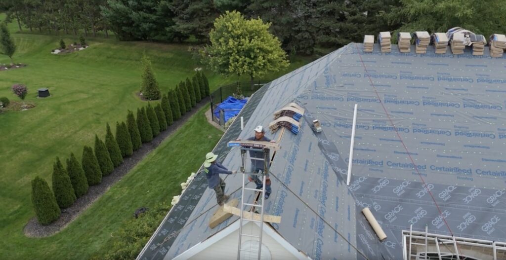 Synthetic Underlayment Installation